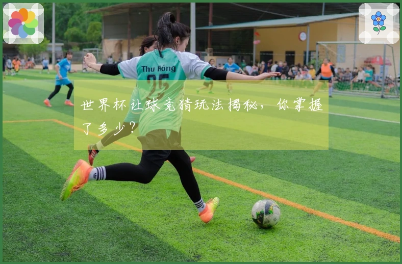 世界杯让球竞猜玩法揭秘，你掌握了多少？